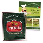 Menu printing